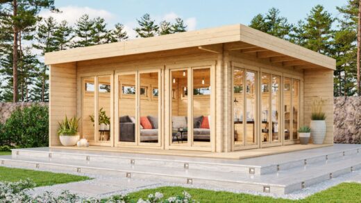 Suggestions for decorating a small garden house