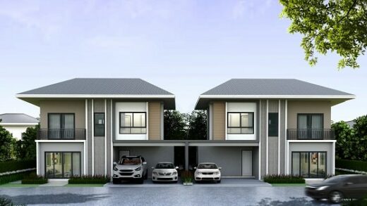 3 projects, twin houses, detached houses